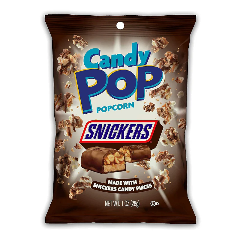 Candy Pop Snickers Popcorn 28g (1x64)