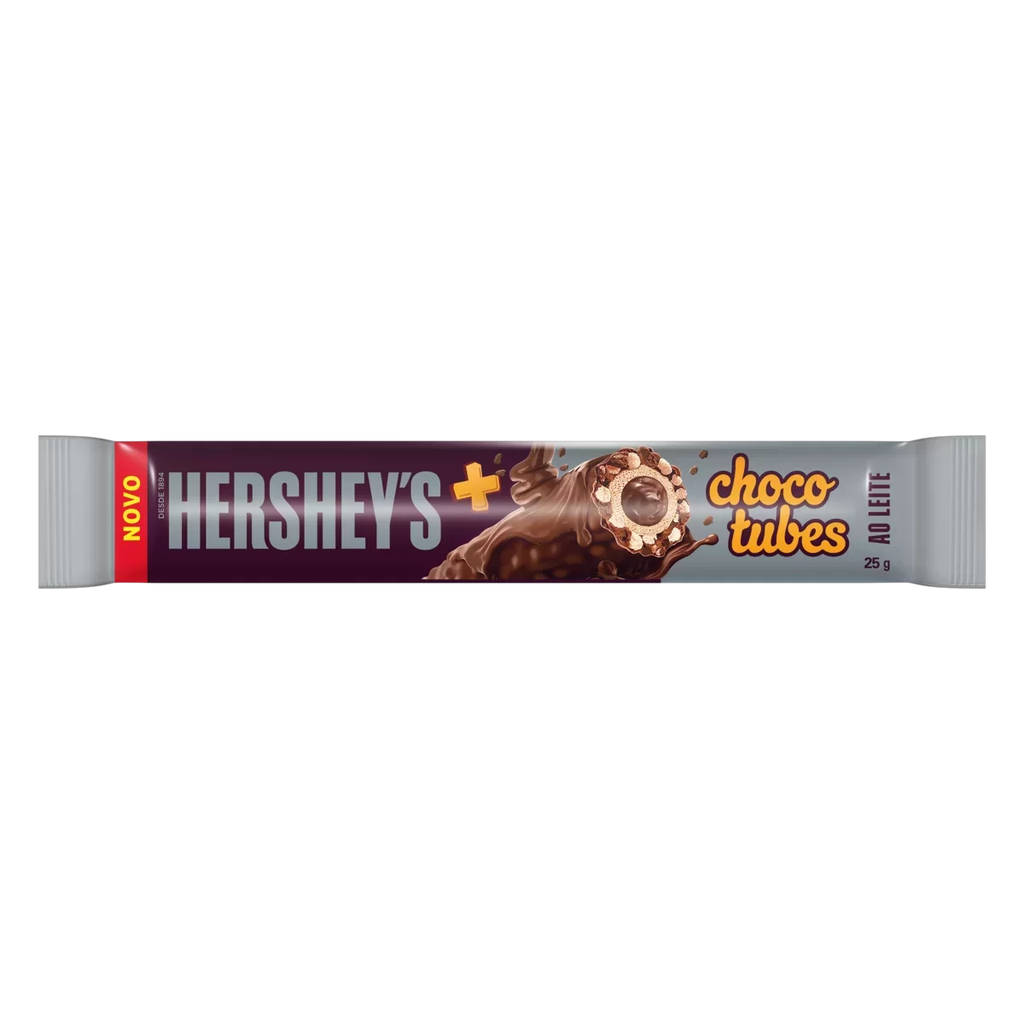 Hershey's Choco Tubes Ao Leite 25g (4x18)