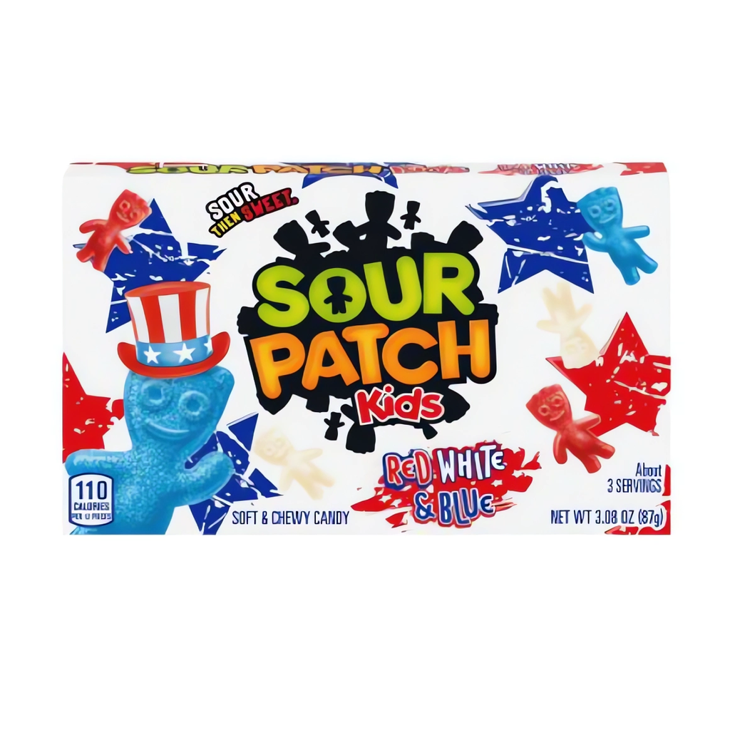 Sour Patch Kids Red, White & Blue Theatre Box 87g (1x12)