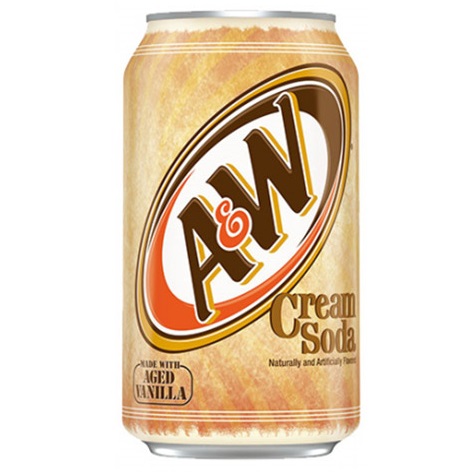 A&W Cream Soda 355ml (1x12)