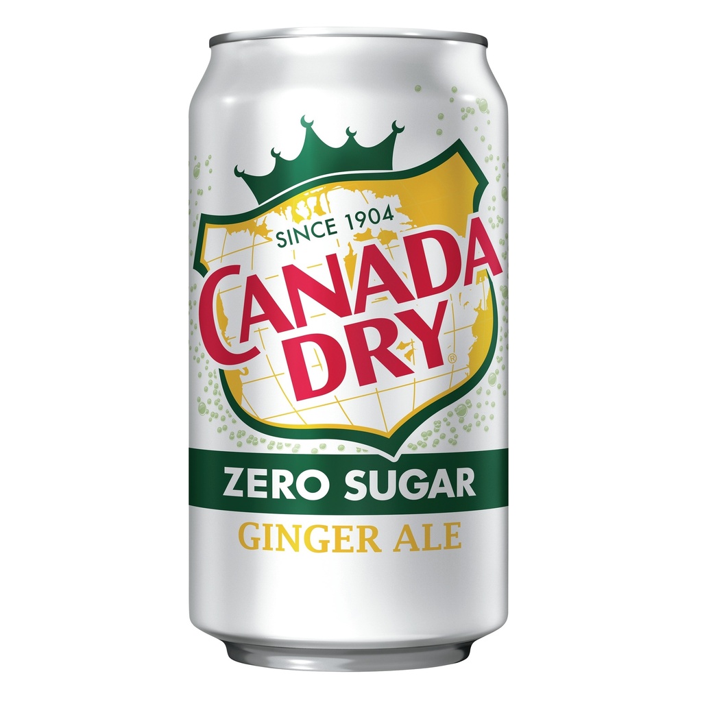 Canada Dry Ginger Ale Zero 355ml (1x12)