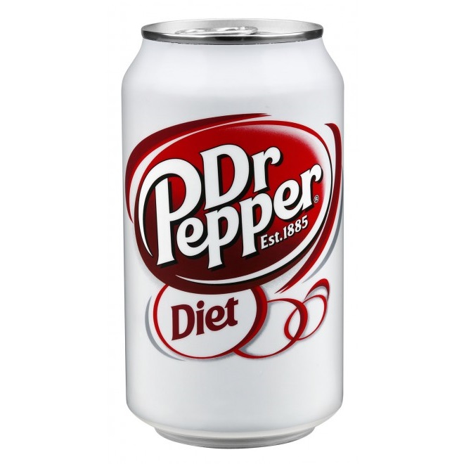 Dr Pepper Diet 355ml (1x12)