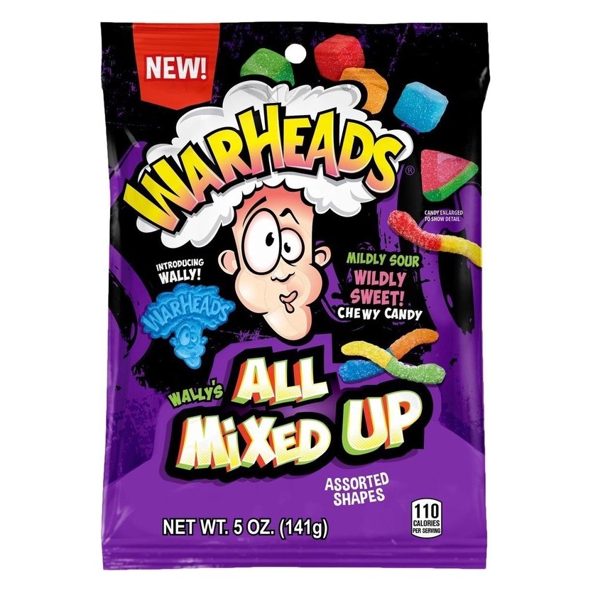 Warheads All Mixed Up 141g (1x12)