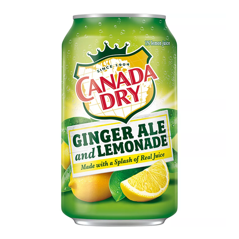 Canada Dry Ginger Ale Lemonade 355ml (1x12)