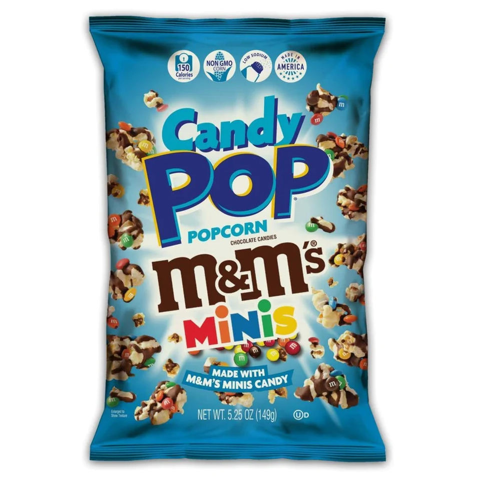 Candy Pop M&M's Minis Popcorn 149g (1x12)