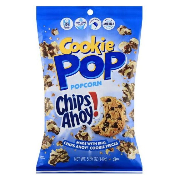 Cookie Pop Chips Ahoy Popcorn 149g (1x12)